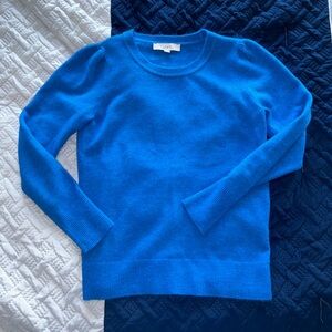 LOFT Royal Blue Classic Crew Neck Sweater